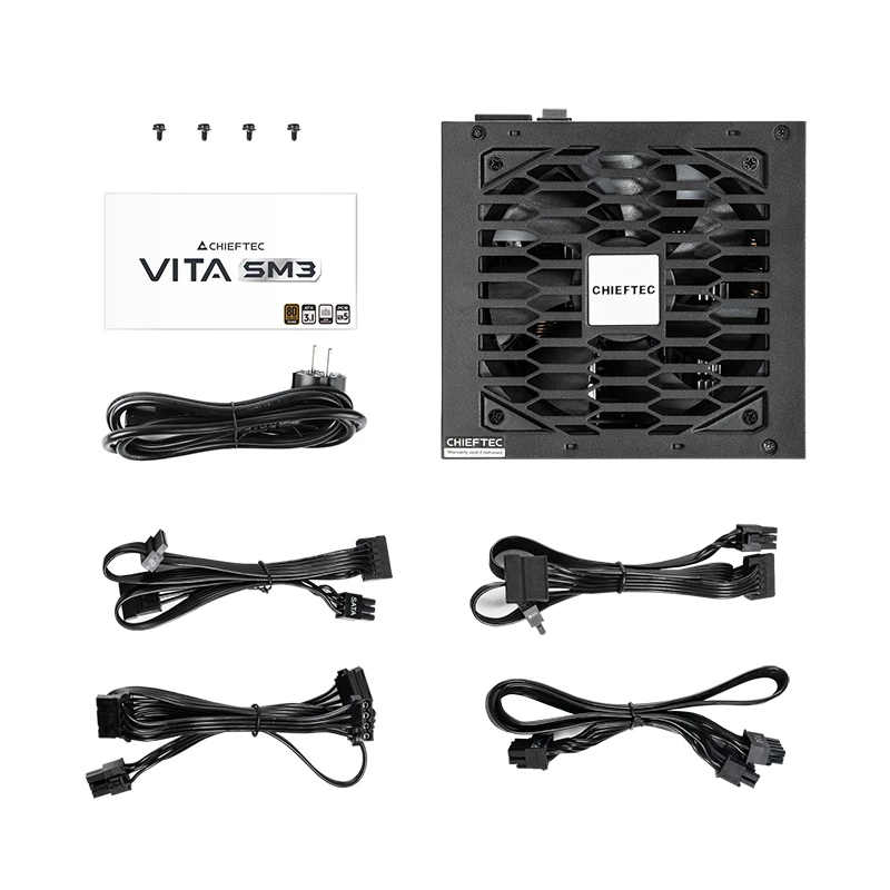 Chieftec Vita BPX-750-C pc-voeding 750 W 20+4-pin-ATX ATX zwart
