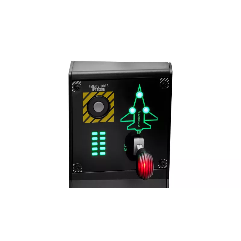 Joystick Thrustmaster VIPER Panel zwart USB met stuwstofregelhendel pc