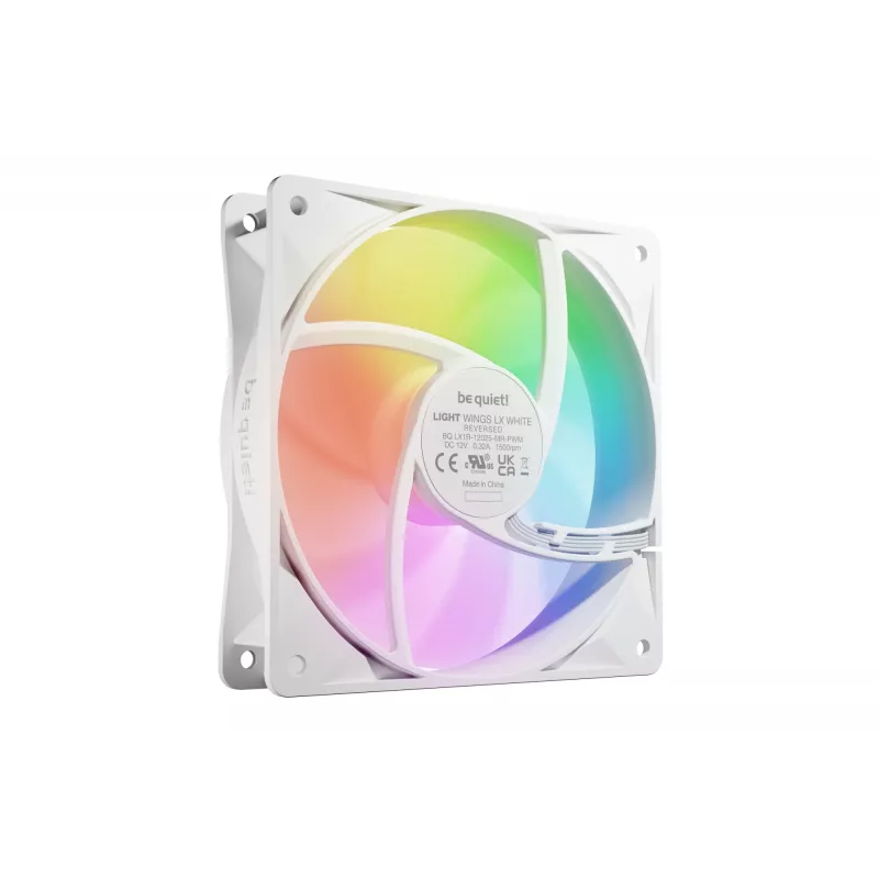 be quiet! Light Wings LX 120 mm PWM Reverse White behuizingsventilator 12 cm 1 stuk