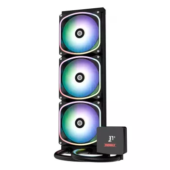 All-in-one-vloeistofkoeling ENERMAX Aquafusion II 360 mm, 120 mm ventilator, 380 W TDP, zwart