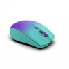 INCA draadloze muis Iwm-511rm – RF draadloos + Bluetooth + USB Type-C – 1600 dpi – 6 toetsen – groen paars