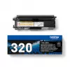 Brother TN-320BK tonercartridge 1 stuk origineel zwart