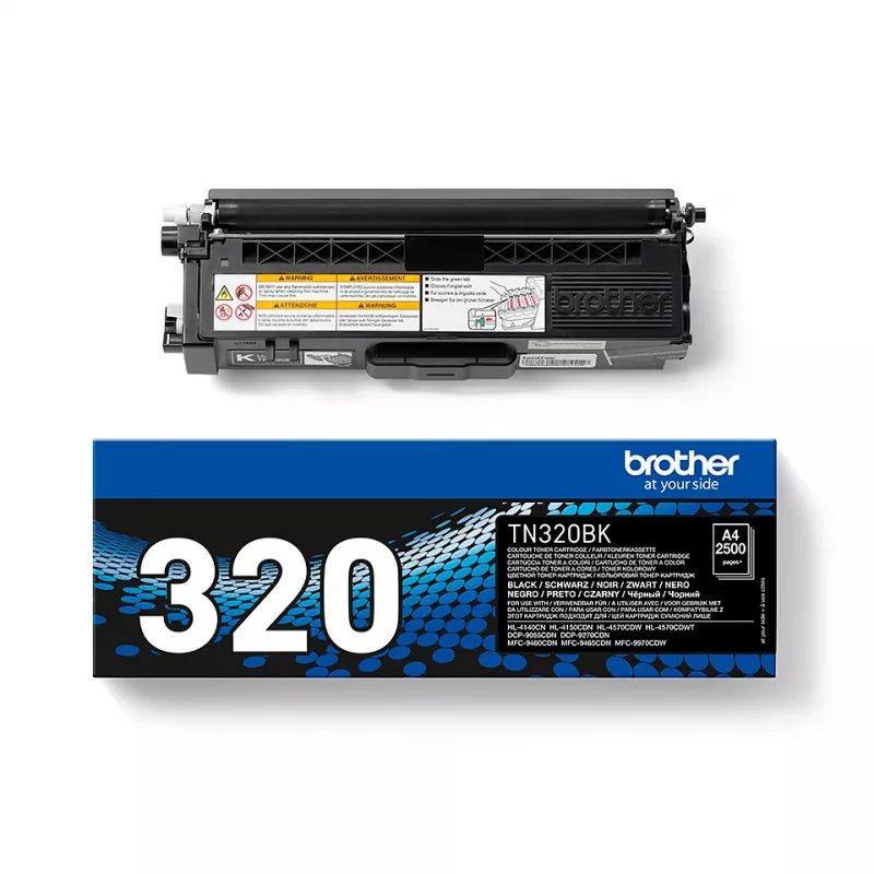 Brother TN-320BK tonercartridge 1 stuk origineel zwart