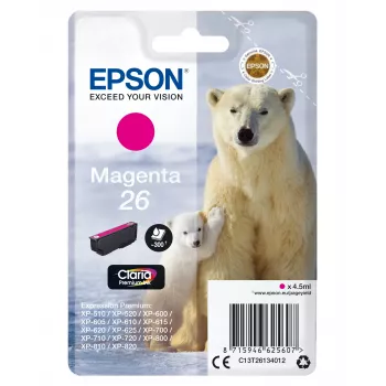 Epson Polar bear singlepack magenta 26 Claria Premium inkt