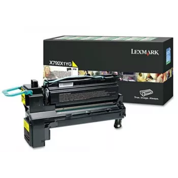 LEXMARK tonercartridge - X792 - High Yield Return Programme Extra - 20k pagina's - geel