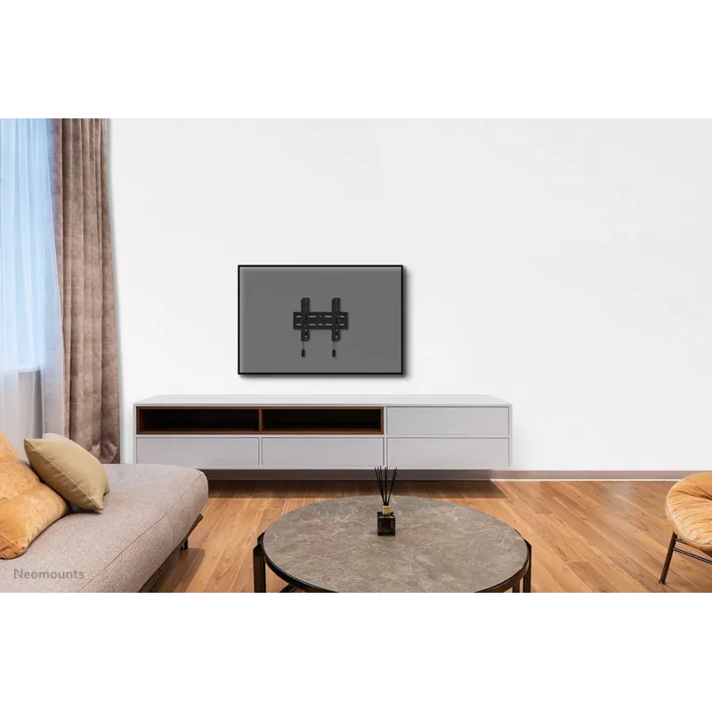 Neomounts WL30S-850BL12 tv-muurbeugel 24-65 inch - vast - afsluitbaar - snelle montage