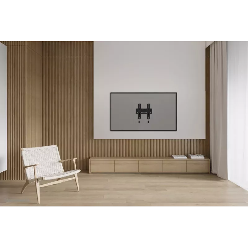Neomounts WL35S-850BL12 tv-muurbeugel 24-65 inch - kantelbaar - afsluitbaar - snelle montage