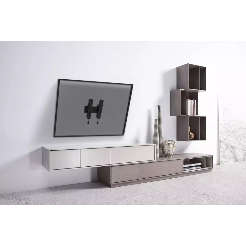 Neomounts WL35S-850BL12 tv-muurbeugel 24-65 inch - kantelbaar - afsluitbaar - snelle montage