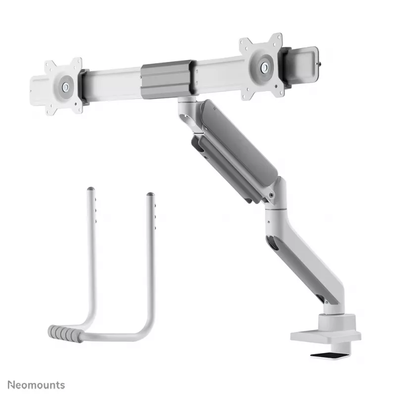 Neomounts DS75-450WH2 monitorarm 17-32 inch - gasveer - Topfix - 180°-stop