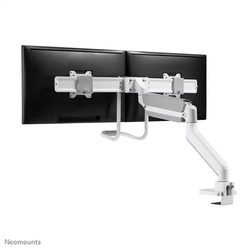 Neomounts DS75-450WH2 monitorarm 17-32 inch - gasveer - Topfix - 180°-stop