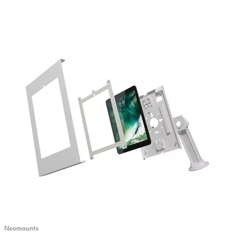 Neomounts DS15-640WH1 tabletstandaard tafel 9,7-11 inch - afsluitbaar