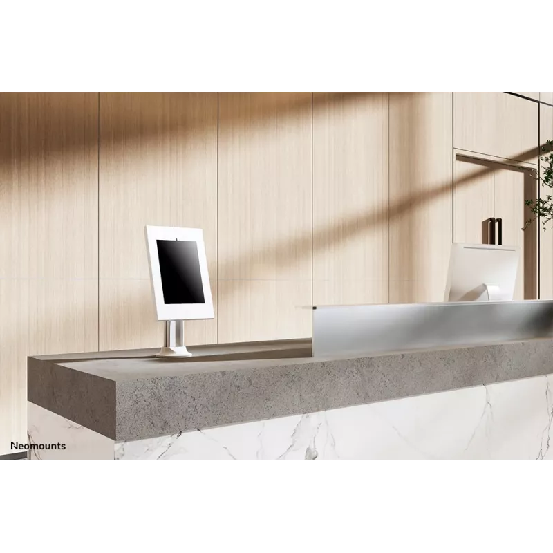Neomounts DS15-640WH1 tabletstandaard tafel 9,7-11 inch - afsluitbaar