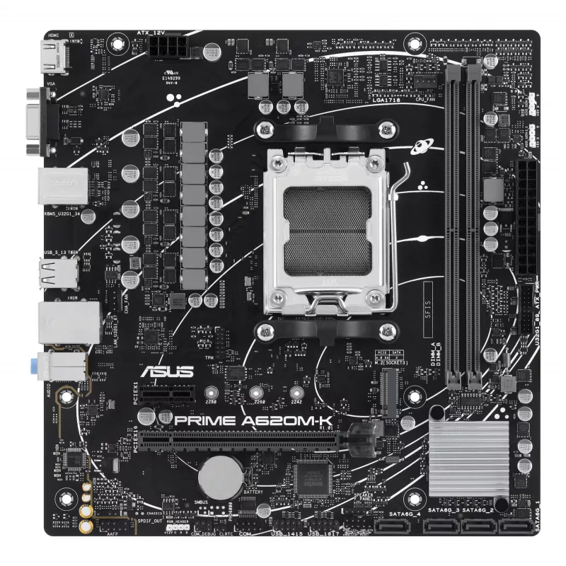 ASUS PRIME A620M-K AMD A620 socket AM5 micro ATX