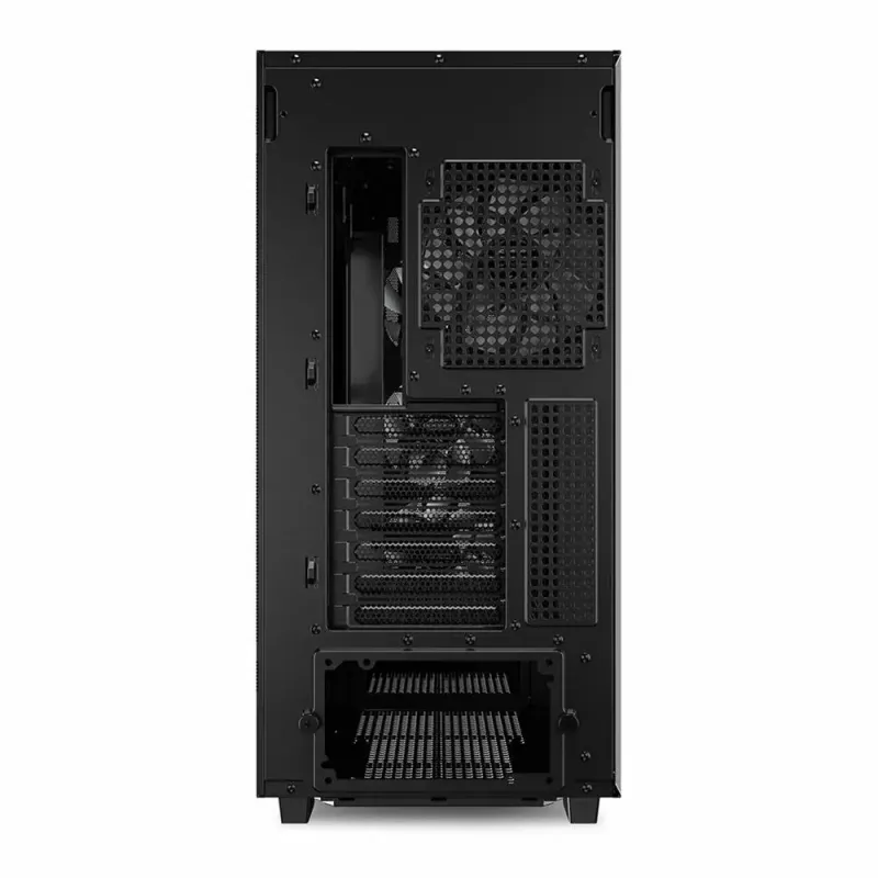 PC-behuizing Sharkoon REBEL C70G RGB full tower zwart, hout