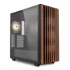 PC-behuizing Sharkoon REBEL C70G RGB full tower zwart, hout