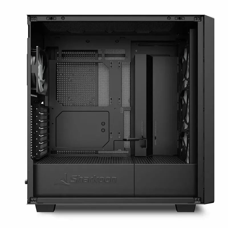 PC-behuizing Sharkoon REBEL C70G RGB full tower zwart, hout