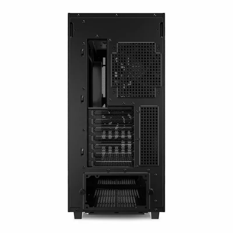 PC-behuizing Sharkoon REBEL C70M RGB full tower zwart, hout