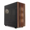 PC-behuizing Sharkoon REBEL C70M RGB full tower zwart, hout