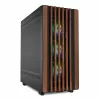 PC-behuizing Sharkoon REBEL C70M RGB full tower zwart, hout