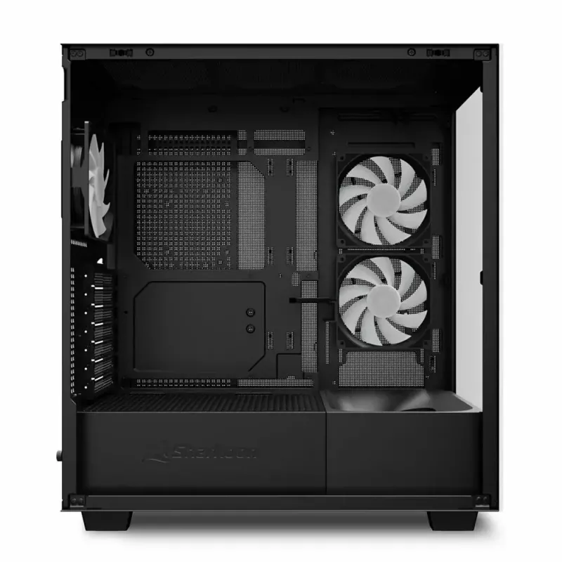 PC-behuizing Sharkoon Rebel C60 midi-tower zwart