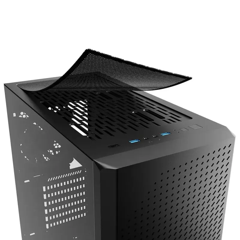 PC-behuizing Sharkoon VS9 RGB midi tower zwart