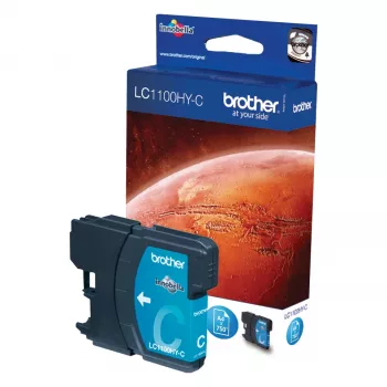 Brother LC1100HYC-inktpatroon, 1 stk., origineel, cyaan
