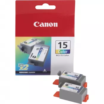 Inktpatroon Canon BCI-15 3-kleuren 3x15ml