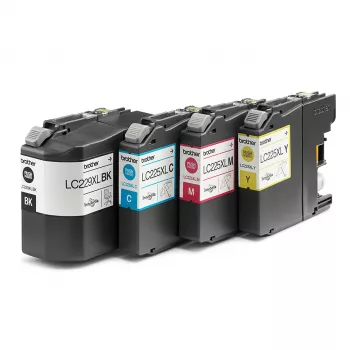 Brother LC-229XLVALBP inktpatroon 4 st. origineel zwart, cyaan, magenta, geel