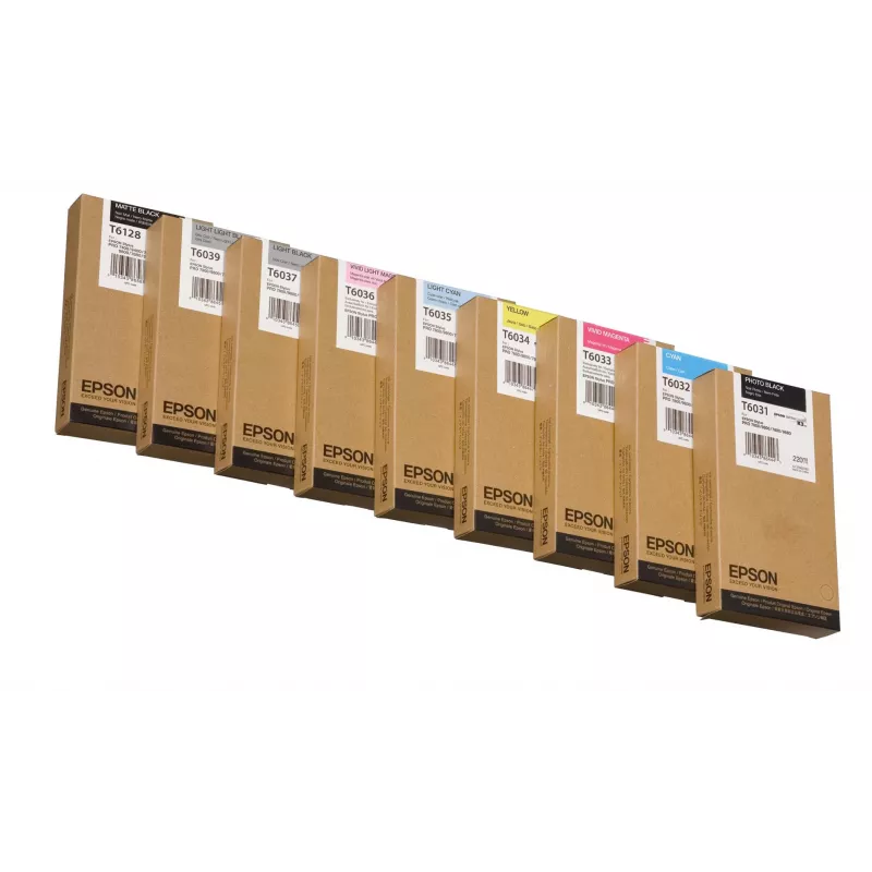 Epson singlepack Light Cyan T603500 220 ml, Light Cyan, pigmentinkt, 220 ml, 1 stuks