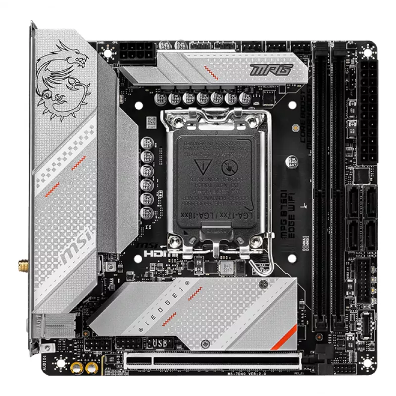 MSI MPG B760I EDGE WIFI moederbord Intel B760 LGA 1700 Mini-ATX