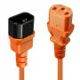 Lindy 2m IEC-verlengkabel, oranje