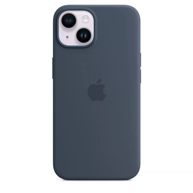 APPLE iPhone 14 - siliconenhoes met MagSafe - Storm Blue