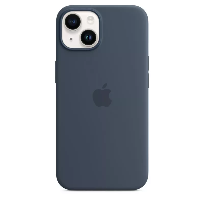 APPLE iPhone 14 - siliconenhoes met MagSafe - Storm Blue