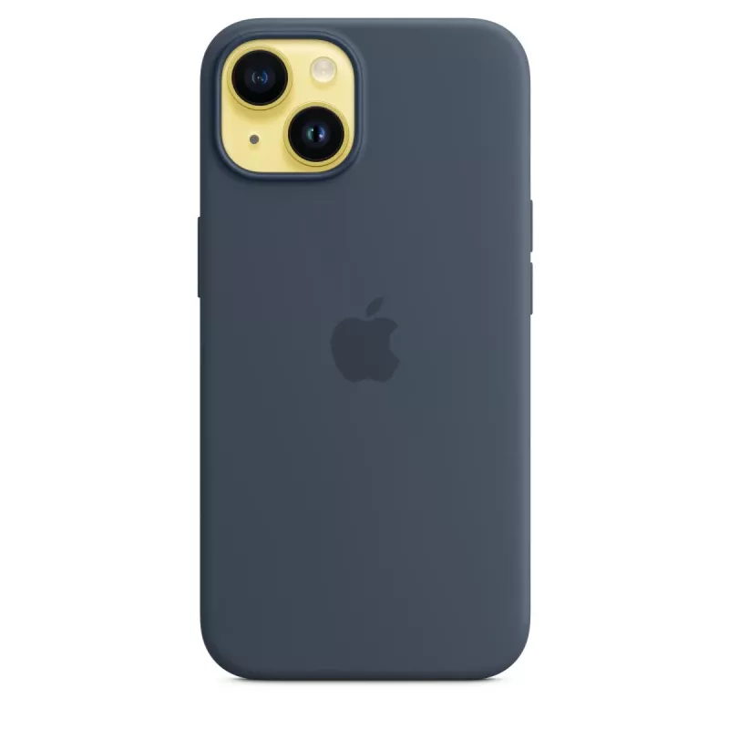 APPLE iPhone 14 - siliconenhoes met MagSafe - Storm Blue