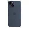 APPLE iPhone 14 - siliconenhoes met MagSafe - Storm Blue