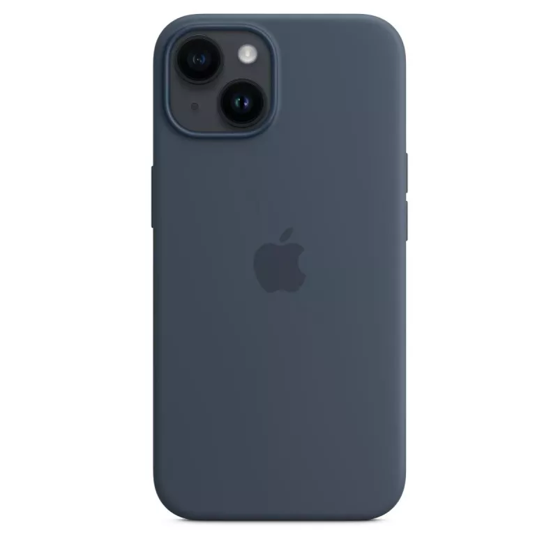APPLE iPhone 14 - siliconenhoes met MagSafe - Storm Blue