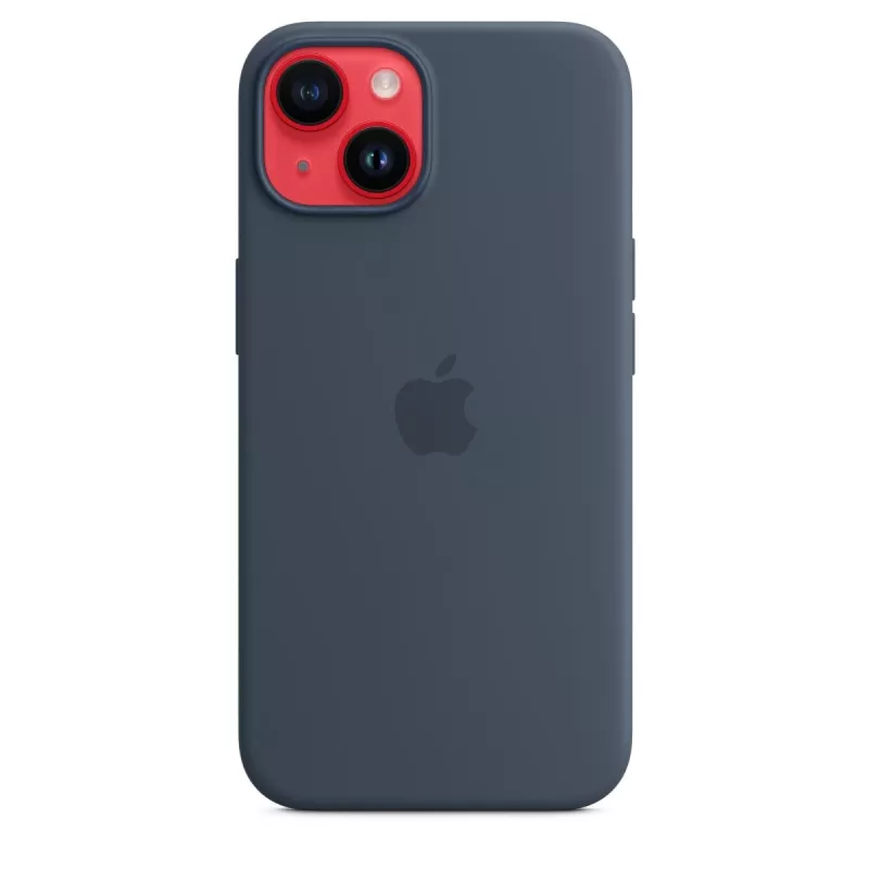 APPLE iPhone 14 - siliconenhoes met MagSafe - Storm Blue