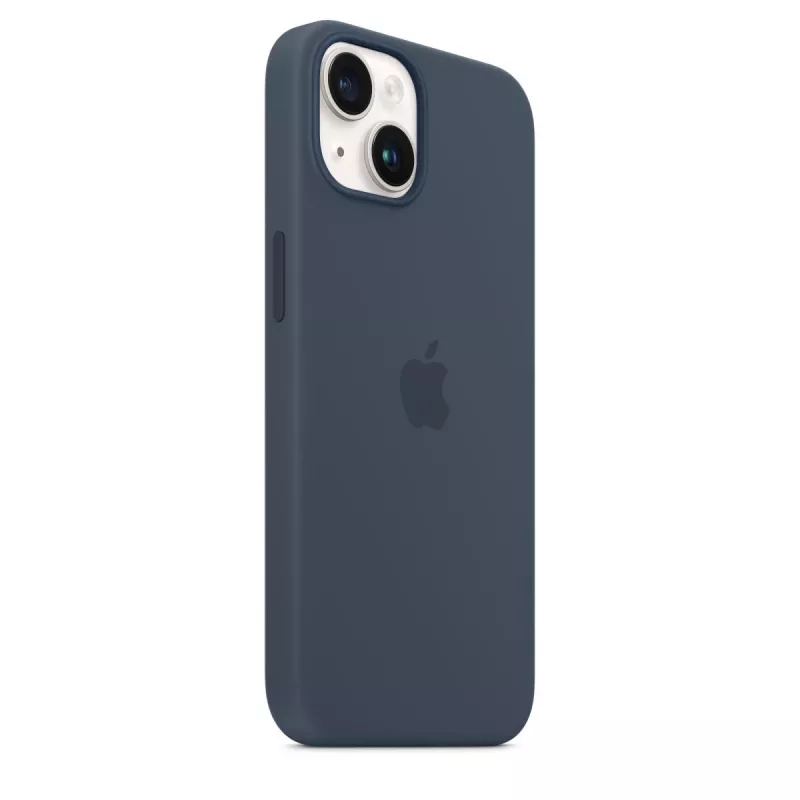 APPLE iPhone 14 - siliconenhoes met MagSafe - Storm Blue
