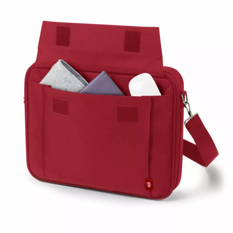 DICOTA Eco Multi Base - 15-17,3 inch laptoptas - rood / 300d Rpet polyester