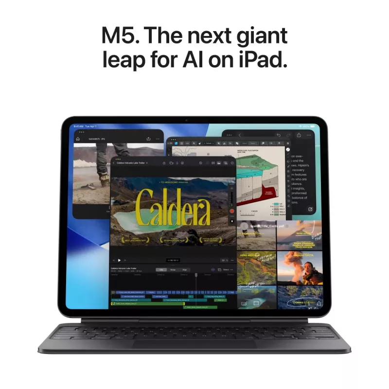 APPLE iPad Pro M5 - 13 inch - Wi-Fi - 2 TB - standaardglas - Space Black