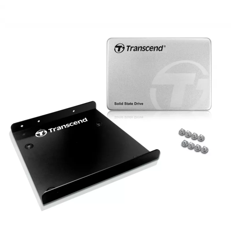 TRANSCEND SSD 370 128GB 2.5in SATA III 6gb/s MLC aluminium behuizing