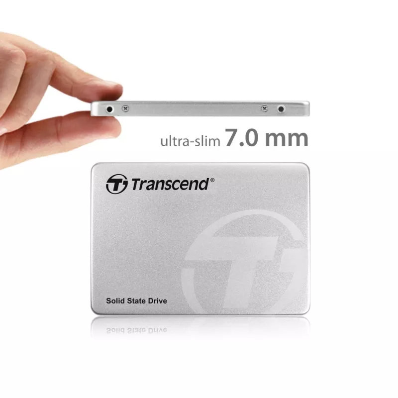 TRANSCEND SSD 370 128GB 2.5in SATA III 6gb/s MLC aluminium behuizing