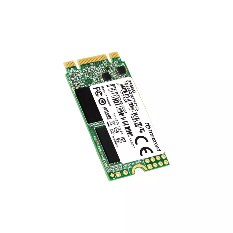 TRANSCEND SSD 430s 256 GB M.2 2242 SATA III 6 Gb/s 3D-NAND-flash