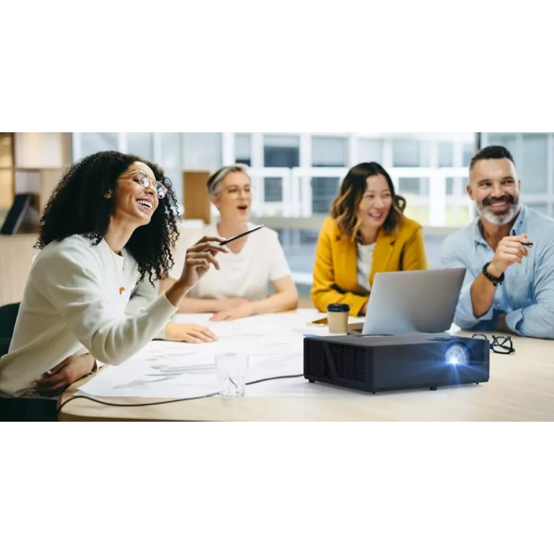 Optoma ZU607TST short-throw laserprojector, DLP, WUXGA 1920x1200, 6000 ANSI-lumen, zwart