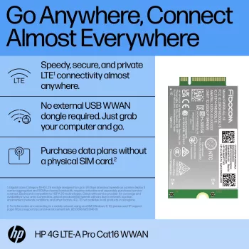 HP 4G LTE-A Pro Cat16 WWAN interfacekaarten/adapters