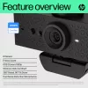 HP 620 FHD-webcam, 4 MP, 1920 x 1080 pixels, Full HD, 60 fps, 720p, 1080p, 5x