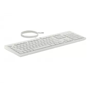 HP 225 bedrade muis- en toetsenbordset, volledige grootte (100%), bedraad, USB, wit, muis inbegrepen
