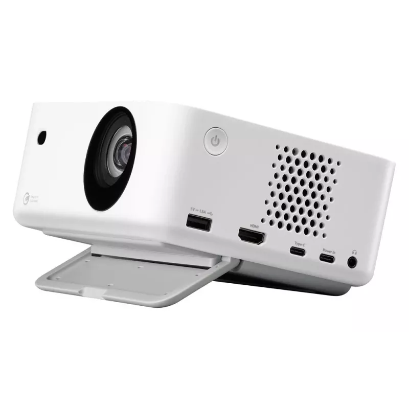 Optoma ML1080ST draagbare short-throw laser-DLP-projector, Full HD 1920x1080, 1200 lm, USB-C, IPX5, wit