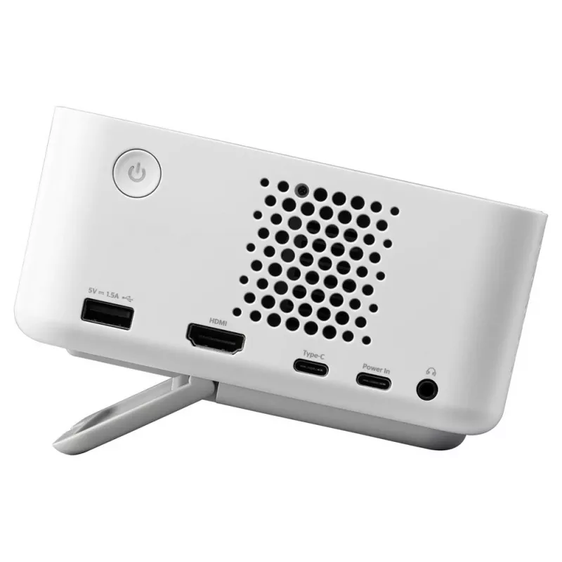 Optoma ML1080ST draagbare short-throw laser-DLP-projector, Full HD 1920x1080, 1200 lm, USB-C, IPX5, wit