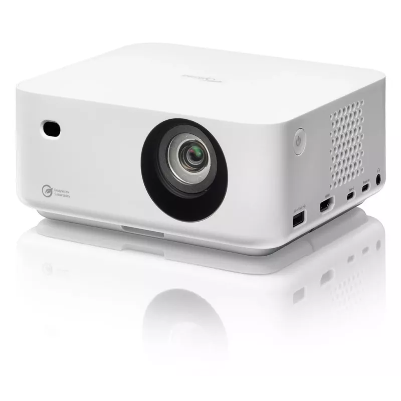 Optoma ML1080ST draagbare short-throw laser-DLP-projector, Full HD 1920x1080, 1200 lm, USB-C, IPX5, wit